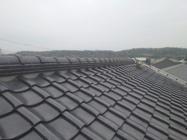 明石市の棟積み直し完工